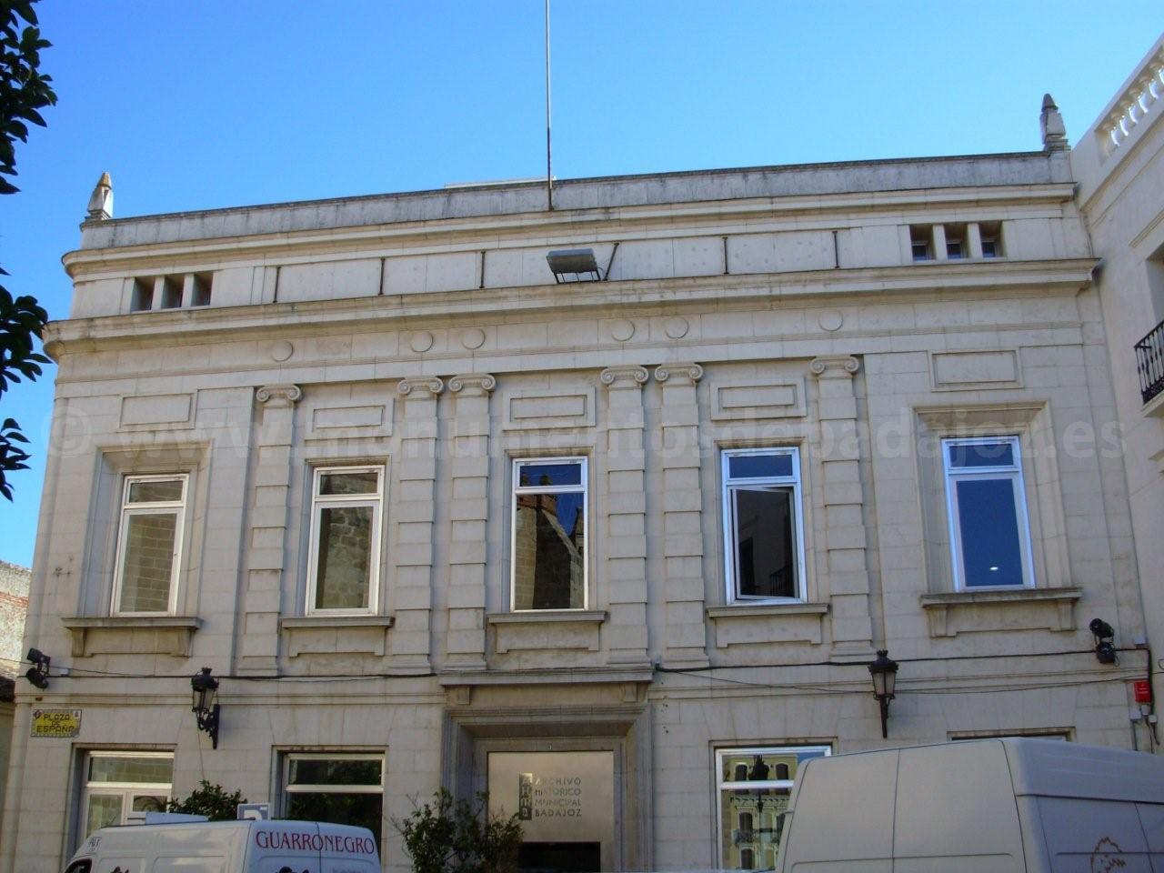 Archivo Municipal, Plaza de Espaa (Badajoz)