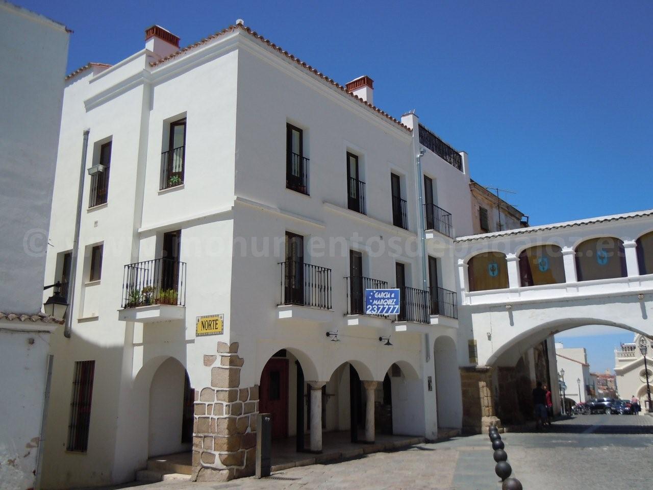 Antiguo Balcn Eclesistico en la Plaza Alta de Badajoz