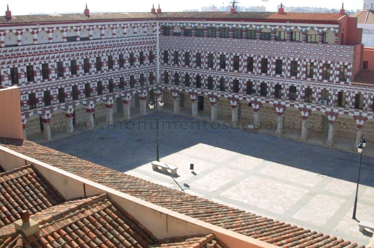 Casas Coloradas en la Plaza Alta de Badajoz