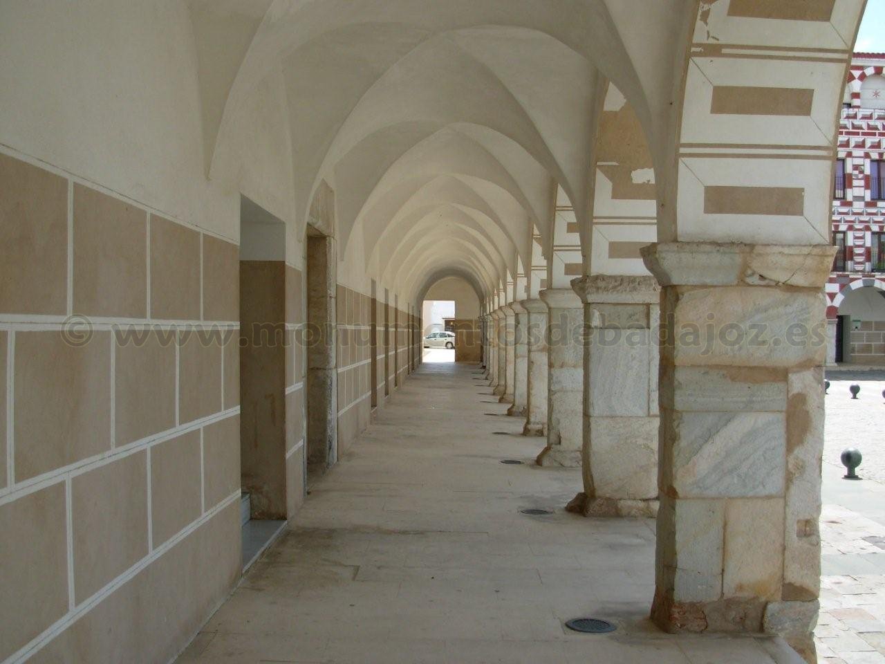 Casas Coloradas en la Plaza Alta de Badajoz