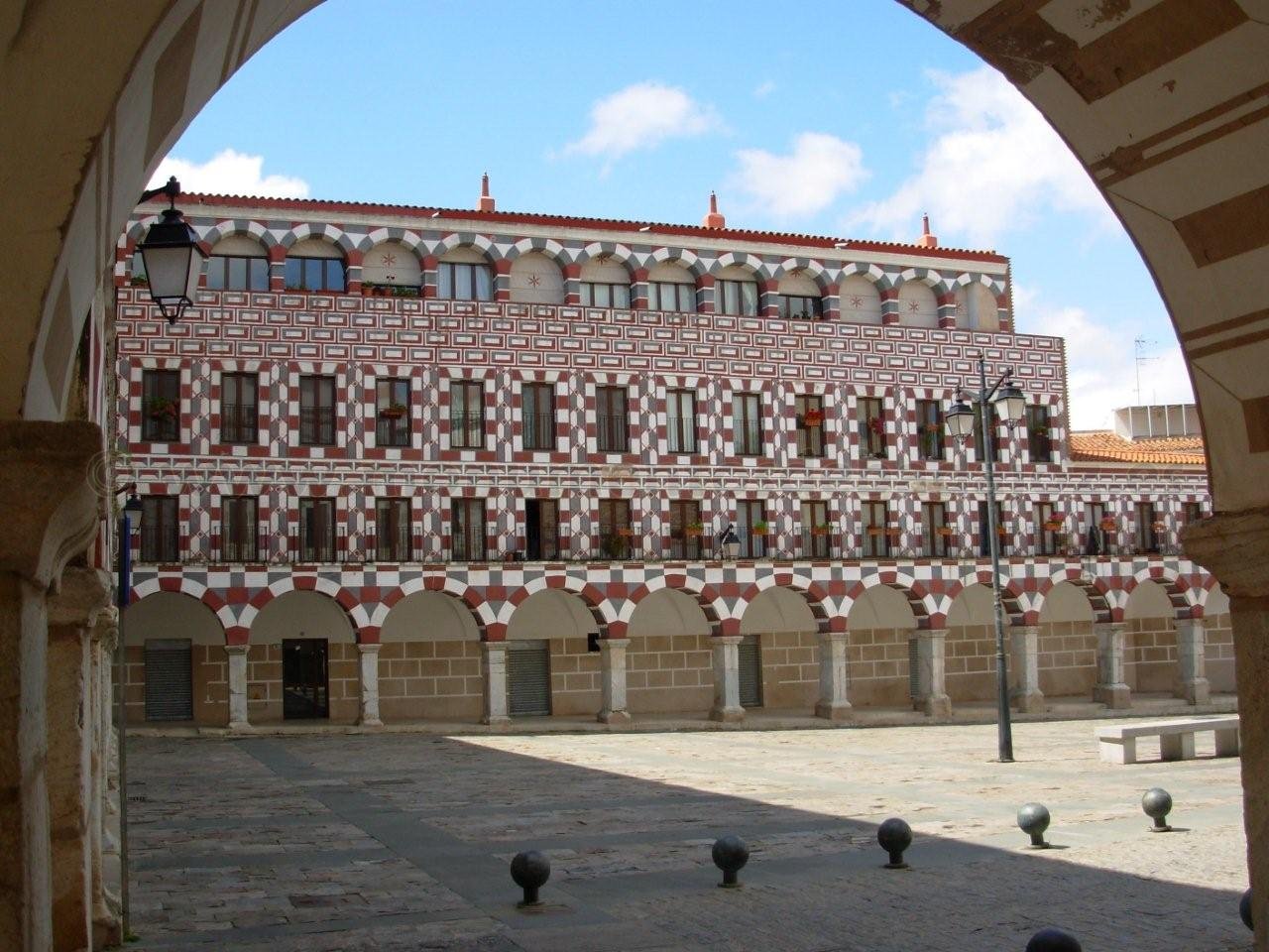 Casas Coloradas en la Plaza Alta de Badajoz