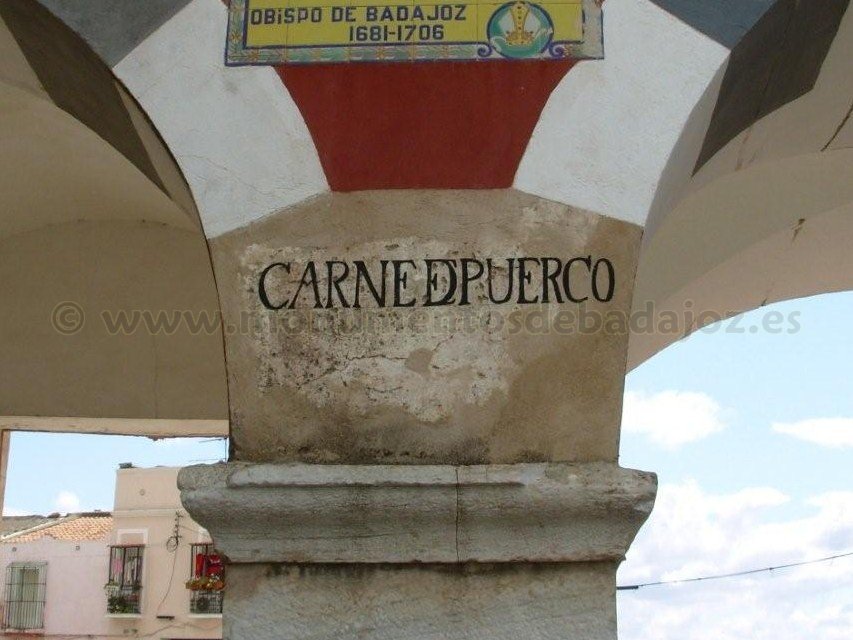 Casas Coloradas en la Plaza Alta de Badajoz